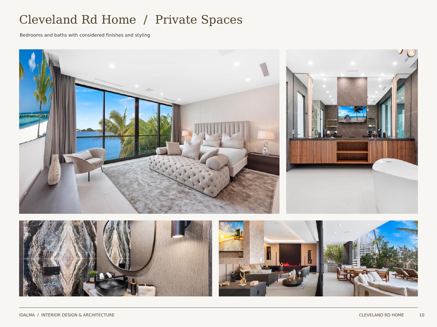 Cleveland Rd Home private spaces